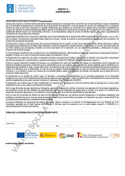 Imagen del artículo RESOLUCIÓN de 27 de febrero de 2024 por la que se modifica la Resolución de 21 de marzo de 2022 por la que se aprueba la convocatoria del procedimiento de concesión de ayudas correspondientes al Programa de incentivos para la implantación de instalaciones de energías renovables térmicas en diferentes sectores de la economía, en el marco del Plan de recuperación, transformación y resiliencia, financiado por la Unión Europea-NextGenerationEU (código de procedimiento IN422N).